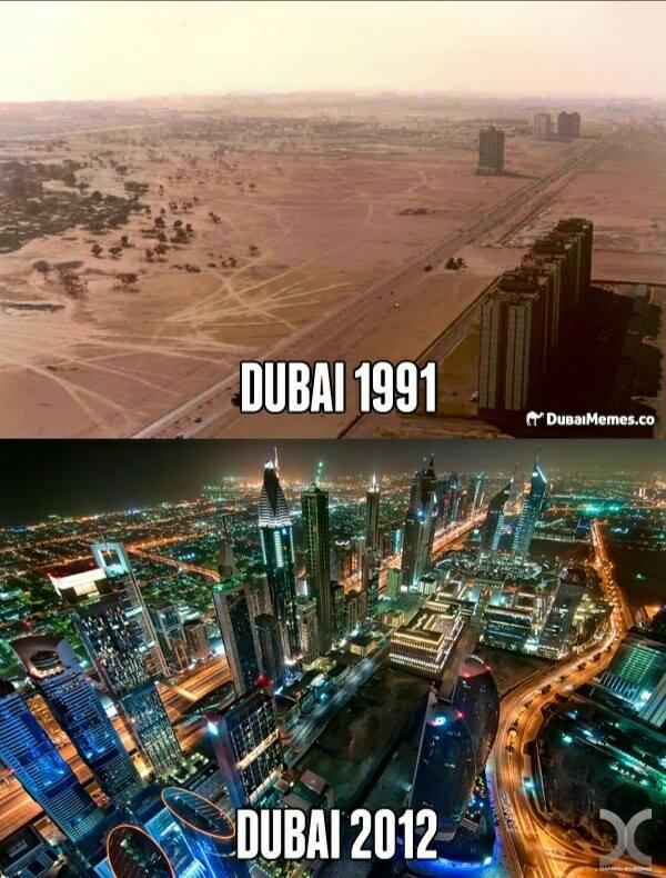 dubai before and after
