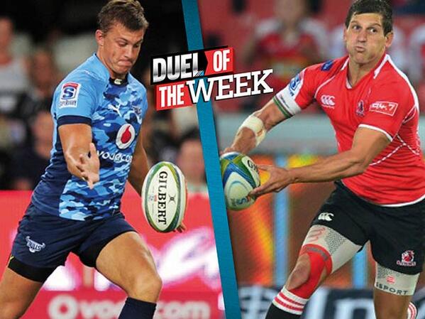 Pollard vs Boshoff – Who will come out on top? bit.ly/1pnhNhi #SuperRugby #BULvLIO #DUELShaveDivision