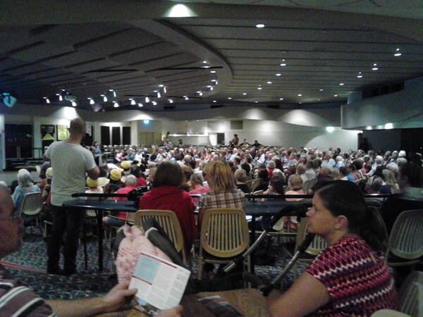 Big crowd to hear John Fenton in Casino tonight #lockthegate