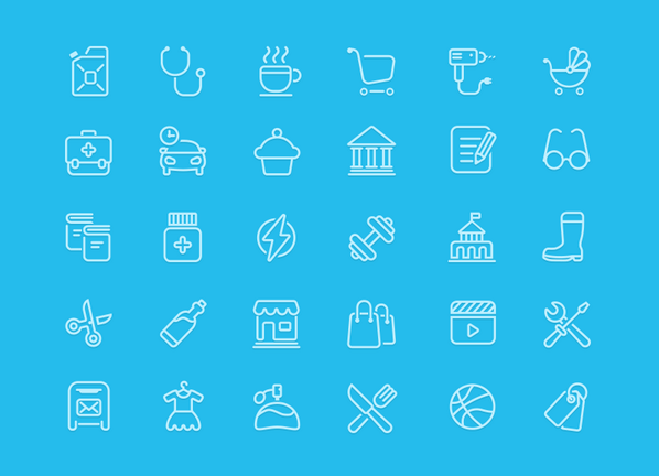 FreeLance_Cont's tweet image. Для нашего постоянного клиента мы в #Chapps нарисовали большой набор иконок. #vector #shapes drbl.in/klQu