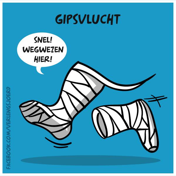 #gipsvlucht #cartoon #verlengsjoerd