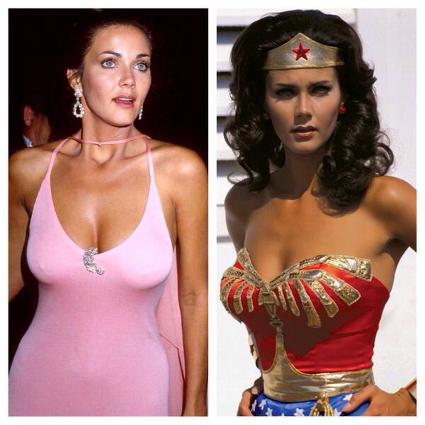 It's a vintage, first ever crush Linda Carter aka Wonder Woman and oh ...