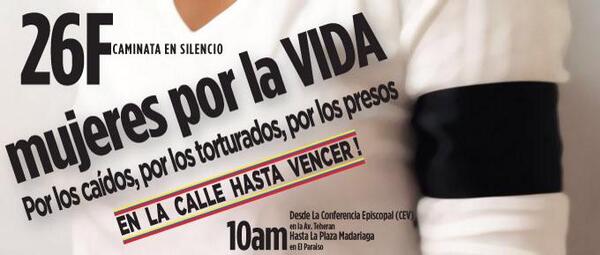 MariaCorinaYA's tweet photo. Mujeres vzolanas emplazaremos d manera firme y pacifica a GNB a detener d inmediato represión contra nuestros hijos http://t.co/BonPpOVbH7