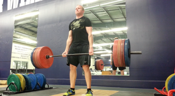 MarkNichols_NL's tweet photo. A week out from the Brier, new deadlift PR - 463lbs! Must be the #dragontee right @JKConditioning? http://t.co/nbC5DopcBW