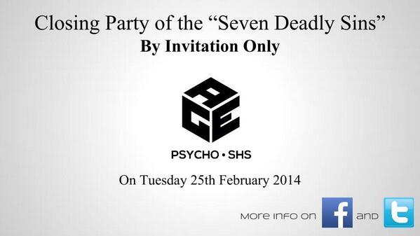 #Tonight #ClosingParty #Escobar #Mons #University #UMons #PsychoShs #VenezNombreux ! facebook.com/events/5931677…