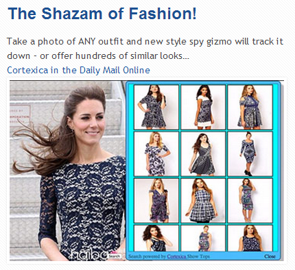 Cool! The Shazam of Fashion <a href="/Cortexica/">Cortexica</a> goo.gl/913UMD
