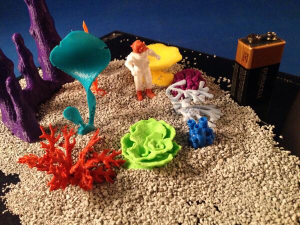 This second print from George Alex shows how small the prints are. #3DPrinting #Filament