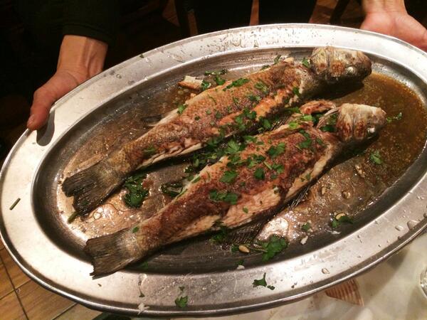 ProfCLaBan's tweet photo. Something fishy's going on in today's #PhillyFoodChat. Come join me at 2 ready to dive in! http://t.co/5W8AKHpBQH http://t.co/gV4wjwDBbk