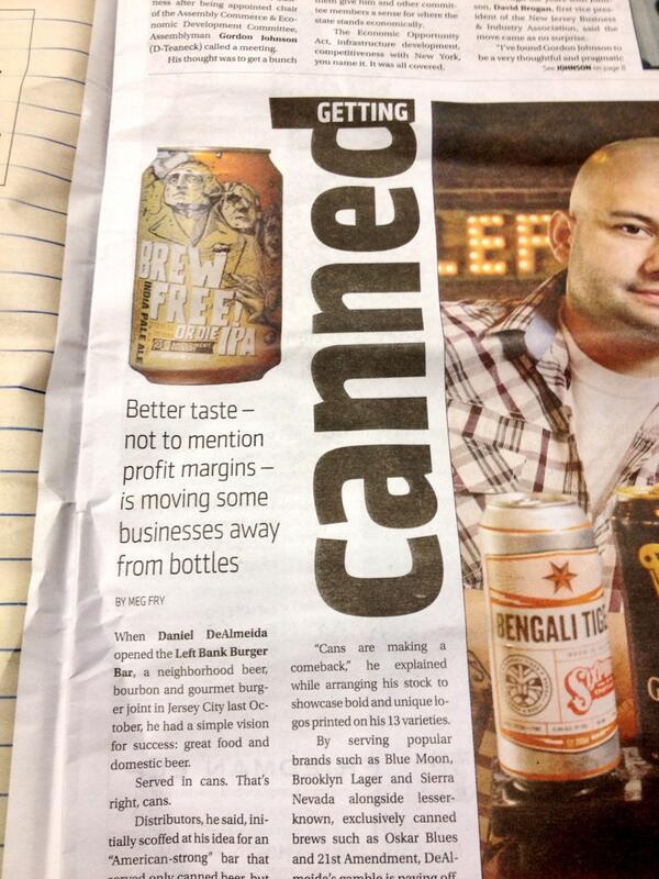 dsprague3's tweet photo. Clearly, cans > bottles @mcalderone @Mr_Iz  #njbiz http://t.co/tp7tHjTmkq