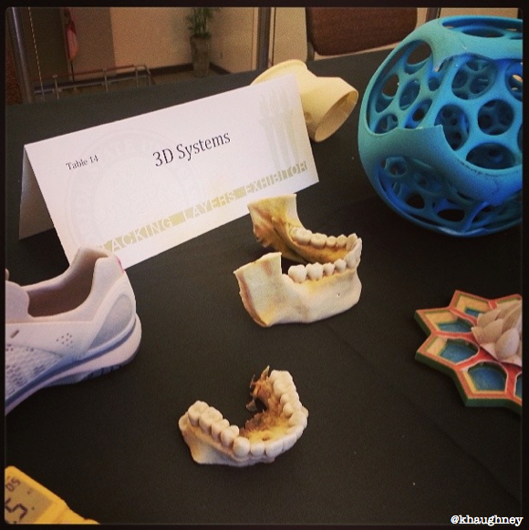 FloridaState's tweet photo. Teeth, toys, shoes...you name it! What CAN'T a #3Dprinter make? :) http://t.co/TY04EQqkNQ #fsu3d #stackinglayers http://t.co/VF2zJ5N4xW