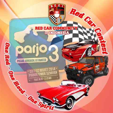 RED Car Contest 2014 @ Parjo 3, 1-2 Maret 2014 Senayan Jakarta.. Join us..