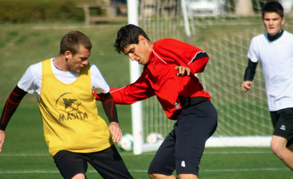 Training in Romania by  Oțelul Galați. Powered by <a href="/MasitaTeamwear/">Masita Teamwear</a> - masita.com
