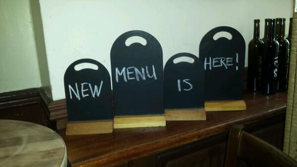 Pembroke_Castle's tweet photo. The new menu is here and it's awesome http://t.co/0j1sCLesqx