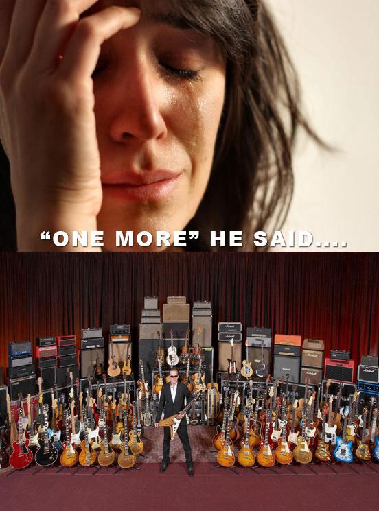 SeymourDuncan's tweet photo. I own enough guitars, said no one ever. http://t.co/LKSjyCi1uU