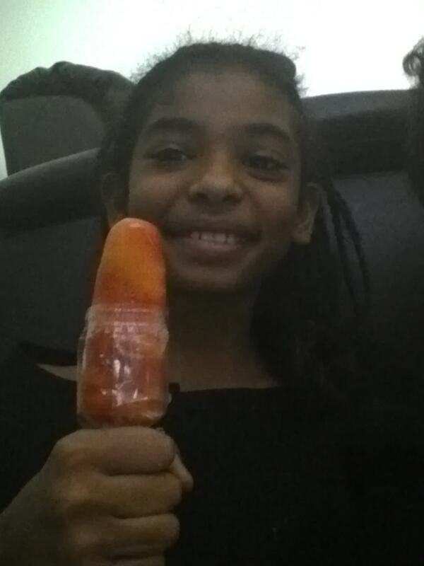 AlemLydia's tweet photo. Eating a banana split popsicle http://t.co/mh54cKidkX
