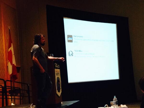rommelfa's tweet photo. You know a great presentation when it's over and you still want more.  #naacoconf #unmarketing http://t.co/m3RhyboRH0