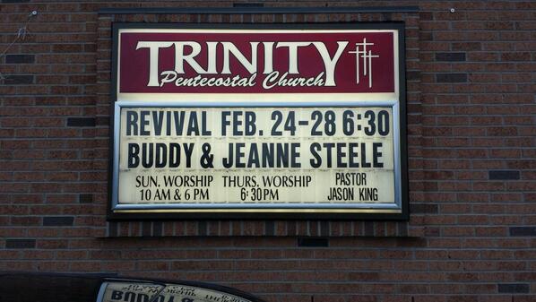TPCNorwood's tweet photo. Join us for Revival tonight at 6:30 pm.  All are welcome.  Buddy &amp; Jeanne Steele will be with us. http://t.co/TVwSz7rDx8