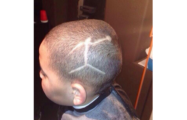 ComplexSneakers's tweet photo. How upset would you be if you saw your son's head like this? 
http://t.co/tF5TpQkXi8 http://t.co/uxF45GbrYG