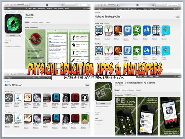 PE4Learning's tweet photo. PE Apps and Developers - Shared to Inspire on @PE4Learning
@ http://t.co/qk6MMFdYHQ
#pegeeks #physed #PEApps http://t.co/sKn7q1x6oi