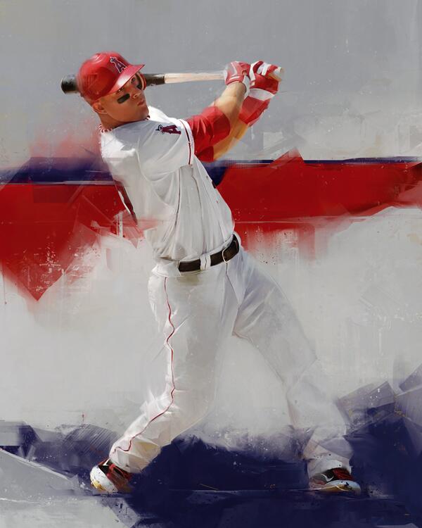 Cut4's tweet image. Followers to RETWEET can win @Trouty20 art from @RareInk: atmlb.com/Oov37B