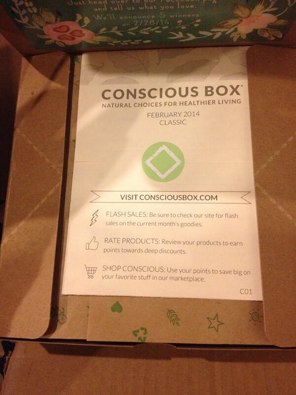 Chloe_KaiUnltd's tweet image. First Conscious box. Amazing healthy and organic samples. #consciousbox