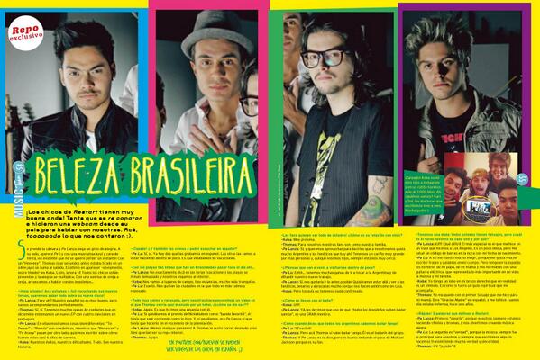eupelu's tweet photo. Restart na Top Teen Argentina :) http://t.co/oDiH6OTb2p