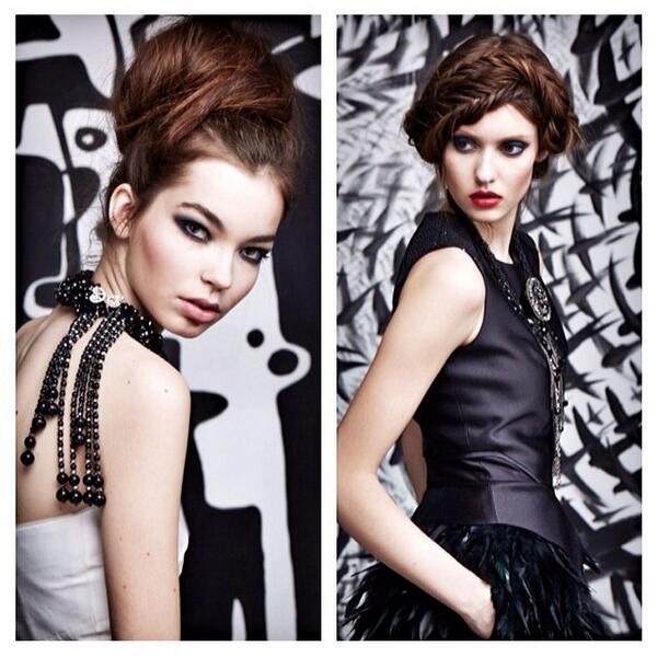 apluscreativeCA's tweet image. Beautiful fred and gaby on set with us today!