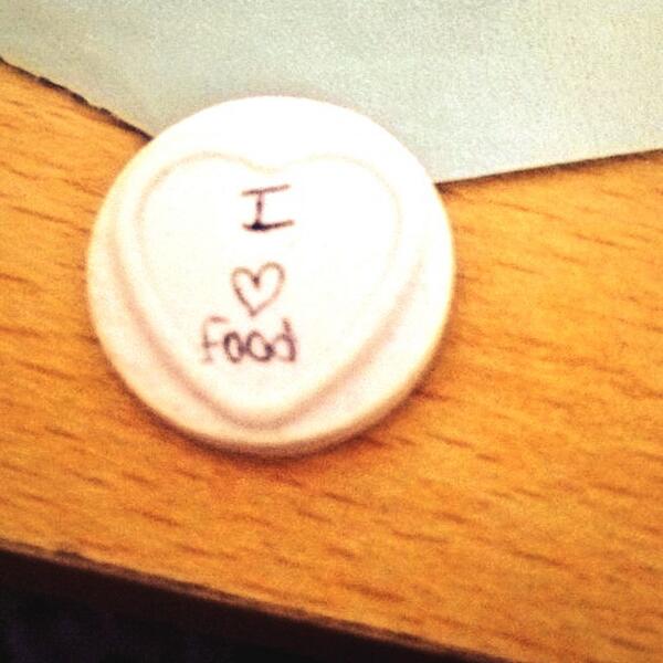 What all love hearts should say #food #fatty #obsession