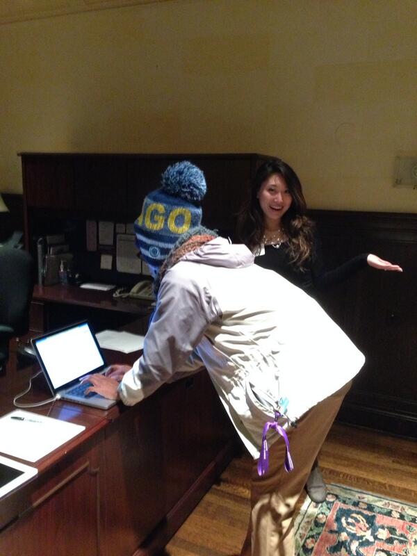 NULeadership's tweet photo. Our first guest arrives! #CFLsymposium http://t.co/84o8V1D9A1