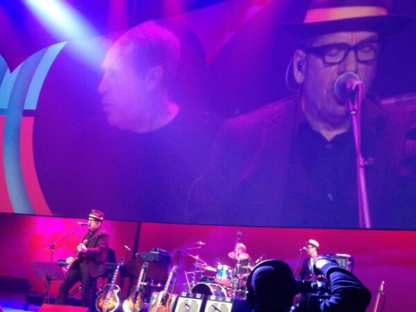 Colleeni's tweet image. #happyplace @ElvisCostello!! #ibmpulse