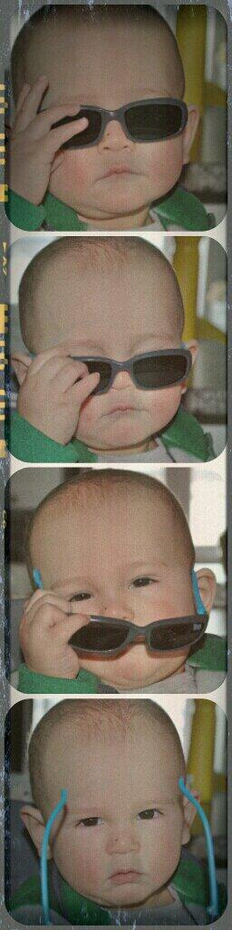 veg4better2mrrw's tweet photo. Displaying some serious #baby#swag thanks to his new shades from @Carters! http://t.co/lGgyyDgNma