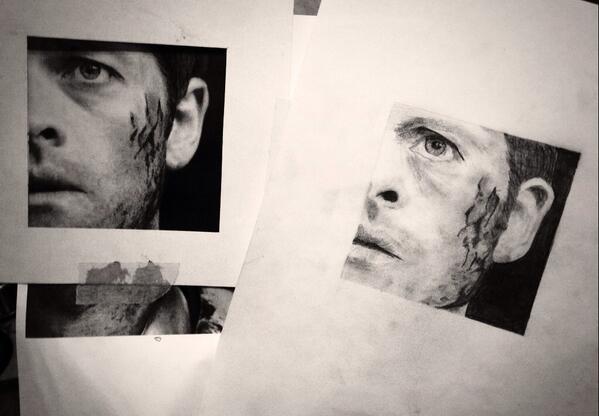 DylanobrienUSA's tweet photo. @mishacollins I drew you this please follow me your my idol!!! http://t.co/IozFvVQ9tt