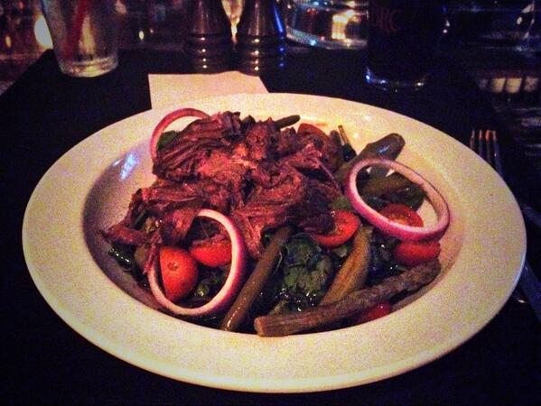 leadereater's tweet image. Wasn't feelin' the Short Rib Salad tonight  @BRCgastropub ... More a soupy stew than a salad.