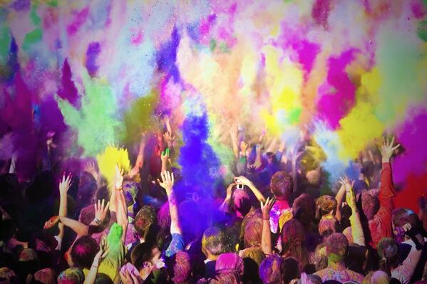 SkyViewExec's tweet photo. Who's down for a #FestivalOfColors during Cause Week! http://t.co/vdJEKnc5V4