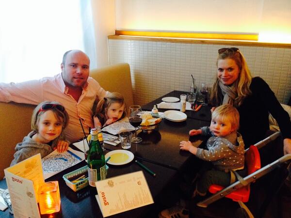 Pizza met de familie