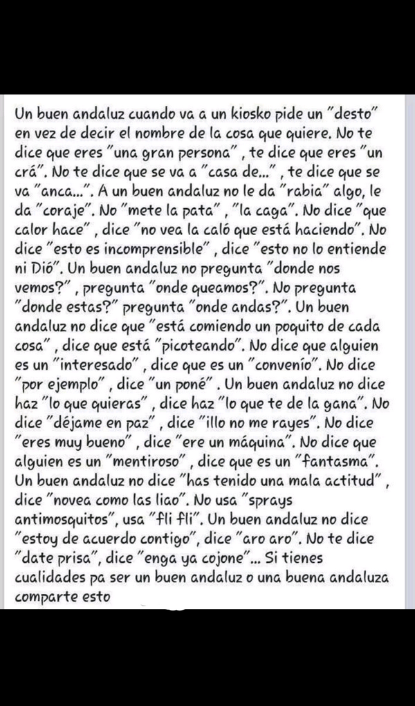 NereaEmece's tweet photo. "@_EsAdolescente: Ere andalú? http://t.co/m5LZQB3Muw"