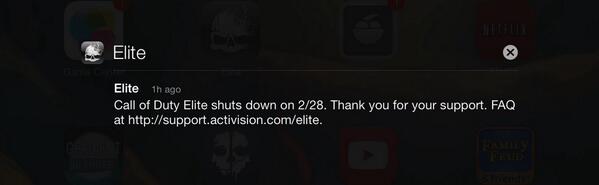 iScenario's tweet image. RIP #CoDElite