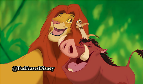 TuFraseDisney's tweet photo. ♫ Hakuna matata vive y se feliz. ♫ http://t.co/3IfgqNSzbB