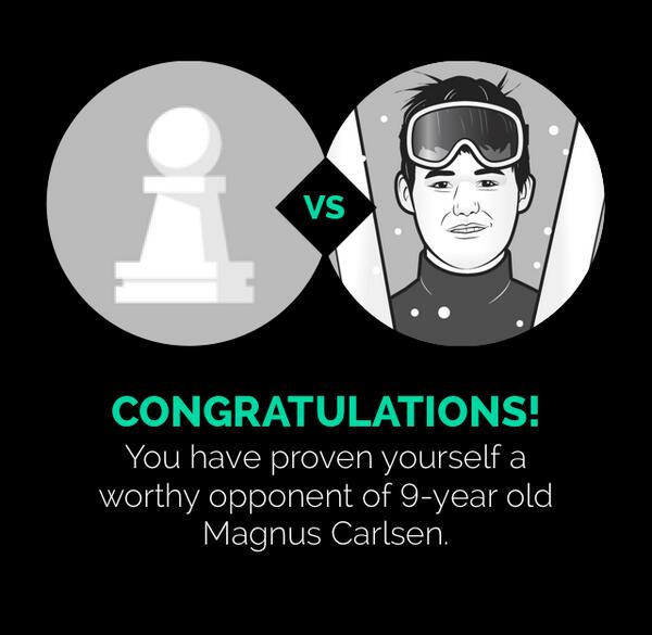 IngridCarlsen's tweet photo. I beat 9-year-old Magnus Carlsen! Have what it takes to challenge the World Champ?  http://t.co/SHvF3UGRfB http://t.co/3inP8kuh0v