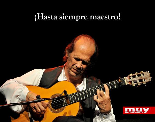 muyinteresante's tweet photo. Ha muerto el guitarrista Paco de Lucía. Le rendimos homenaje explicando 7 efectos de la música http://t.co/z3vlUNflLs http://t.co/3nlsLF6rkl