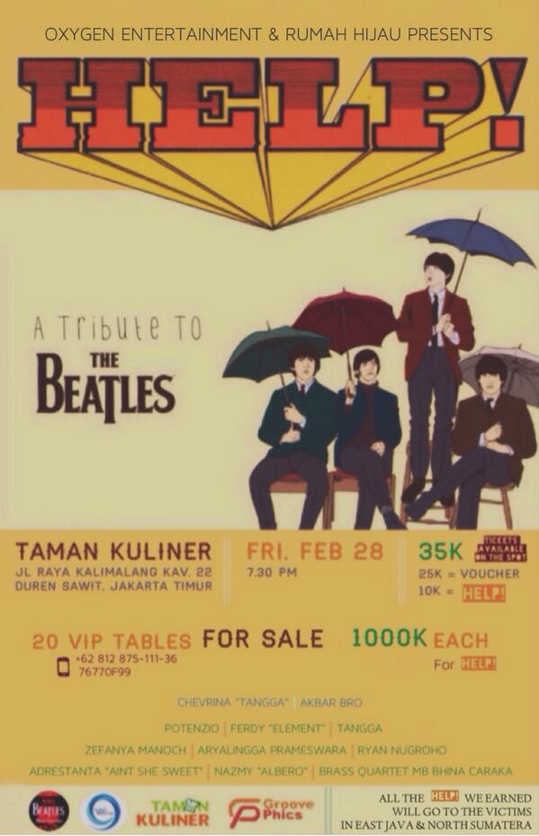 potenzio's tweet photo. Dua hari lagi. HELP! 

Siap @beatle_INA? http://t.co/o0lGlwn9NT