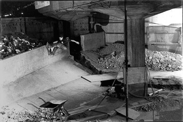 Nick Zorlac, FS wallride grab off at Southbank. Image by Styley. Preservation - Construction WITHOUT Destruction