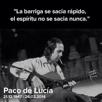 Oh_Barcelona_ES's tweet photo. Siempre te recordaremos Paco de Lucía... http://t.co/q1GrnX1YCV