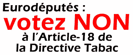 VapeAdomicile's tweet photo. .@Europarl_FR VAPER N'EST PAS FUMER ! Nous voulons une normalisation indépendante du tabac pour #ecigs #VoteNoToArt18 http://t.co/lGTKBHtgi3