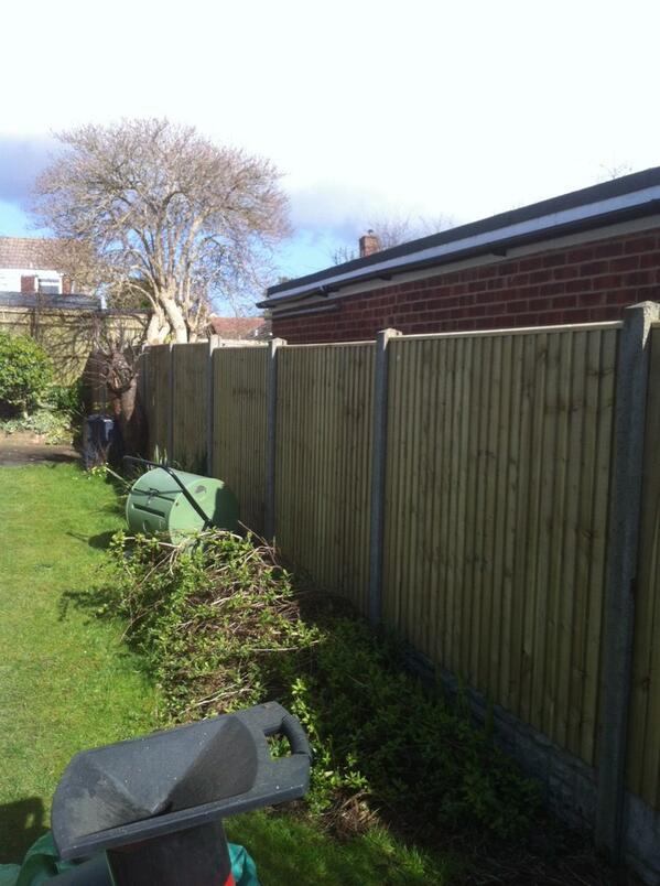 New fencing#stormrepairs