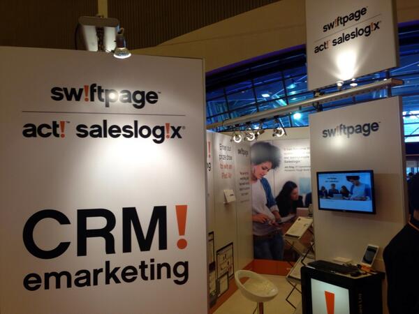 lorcan_malone's tweet photo. TFM&amp;A - great stand #TFMA2014 #Saleslogix http://t.co/JIXy1qnoeW