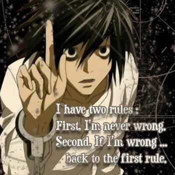 X 上的Fandi Fajarrudin：「L, Ryuzaki, Hideki Ryuga, L Lawliet Cool Quotes   / X