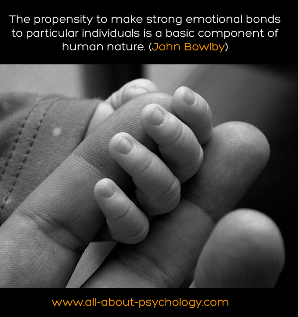 Wonderful quote by #JohnBowlby. More great #psychology quotes here: pinterest.com/psychology/psy…