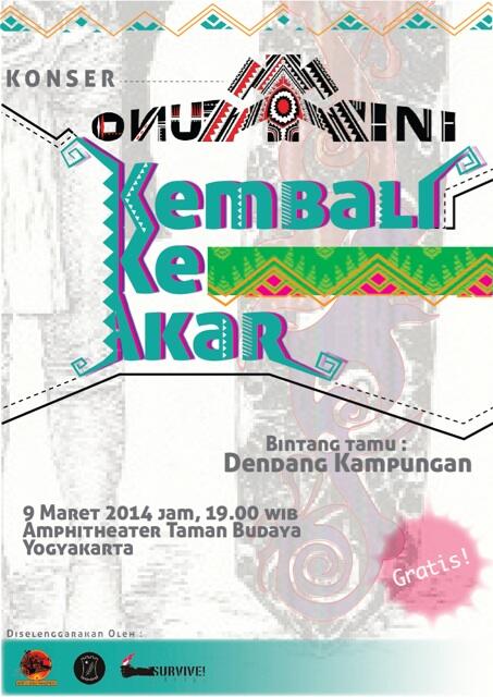 #jogja <a href="/KunoKini/">KunoKini</a>: 9/3/14 19.00 Konser KunoKini "KEMBALI KE AKAR"di Amphitheater, Taman Budaya Yogyakarta |