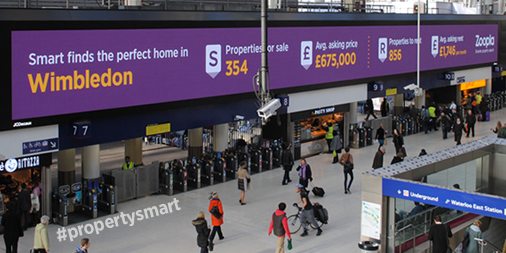 Zoopla's tweet photo. WIN a £25 DIY voucher! Follow & RT to enter - @Zoopla brightening up Waterloo Station #propertysmart ends tmrw 10am http://t.co/pATHI3XfZX